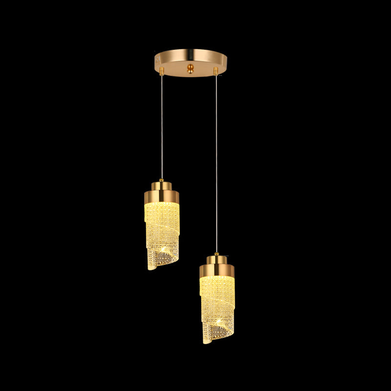 Geometrieform hängende Lichter moderner Metallhängeleuchten in Gold