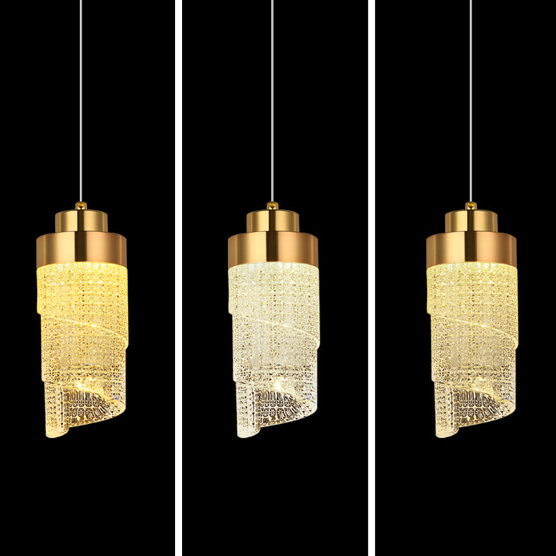 Geometrieform hängende Lichter moderner Metallhängeleuchten in Gold