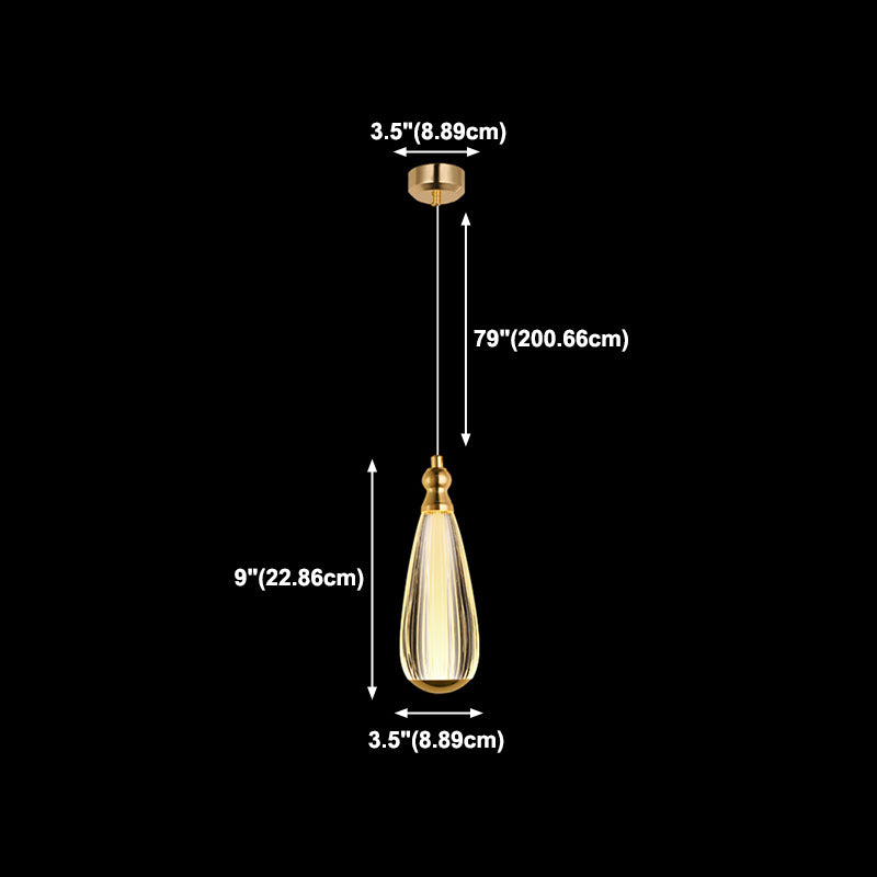 Geometrieform hängende Lichter moderner Metallhängeleuchten in Gold