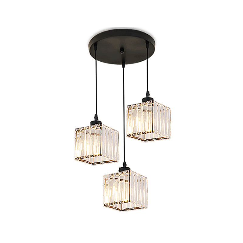 Luci a trazione della geometria a sospensione Crystal 3 Crystal 3 Freeputure appese