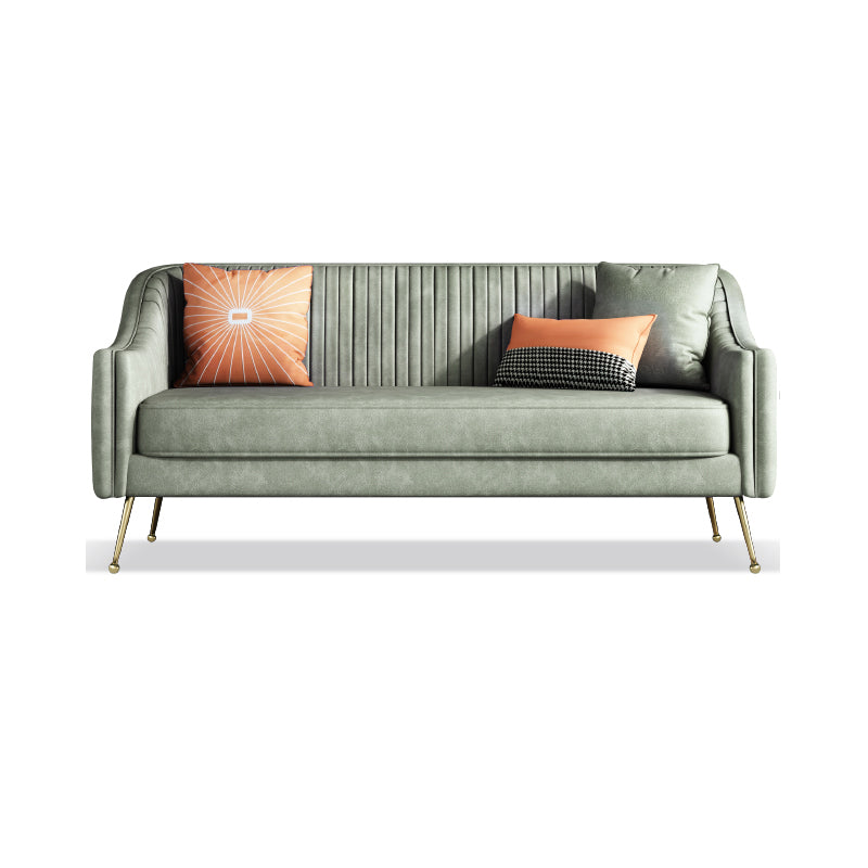 Faux Leder modernes Sofa 31 "W Habed Armsofa für Wohnzimmer
