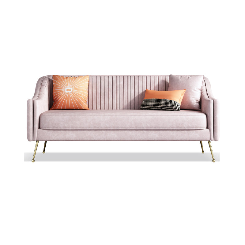 Faux Leder modernes Sofa 31 "W Habed Armsofa für Wohnzimmer