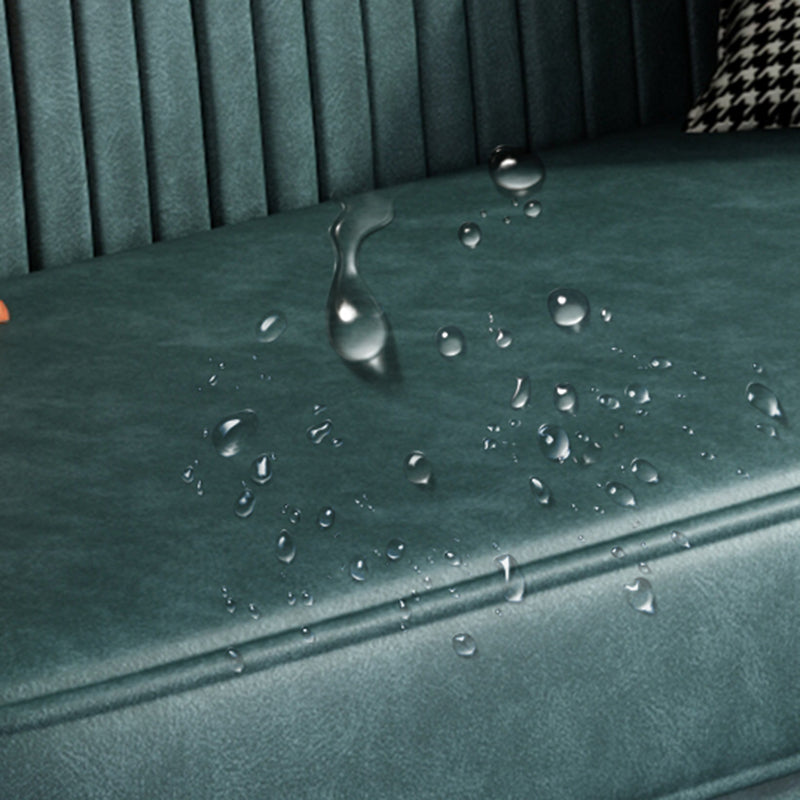 Faux Leder modernes Sofa 31 "W Habed Armsofa für Wohnzimmer