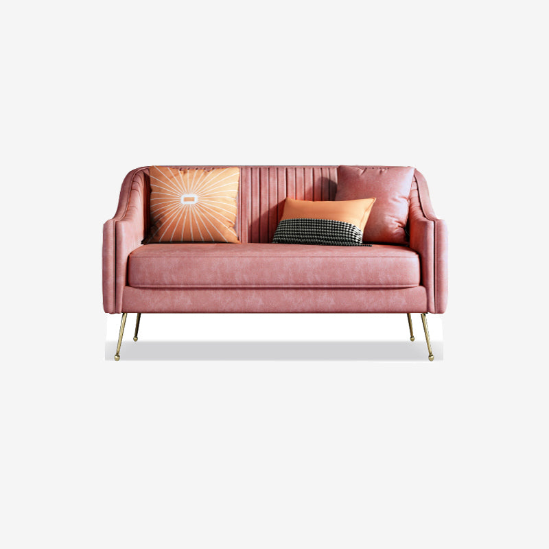 Faux Leder modernes Sofa 31 "W Habed Armsofa für Wohnzimmer