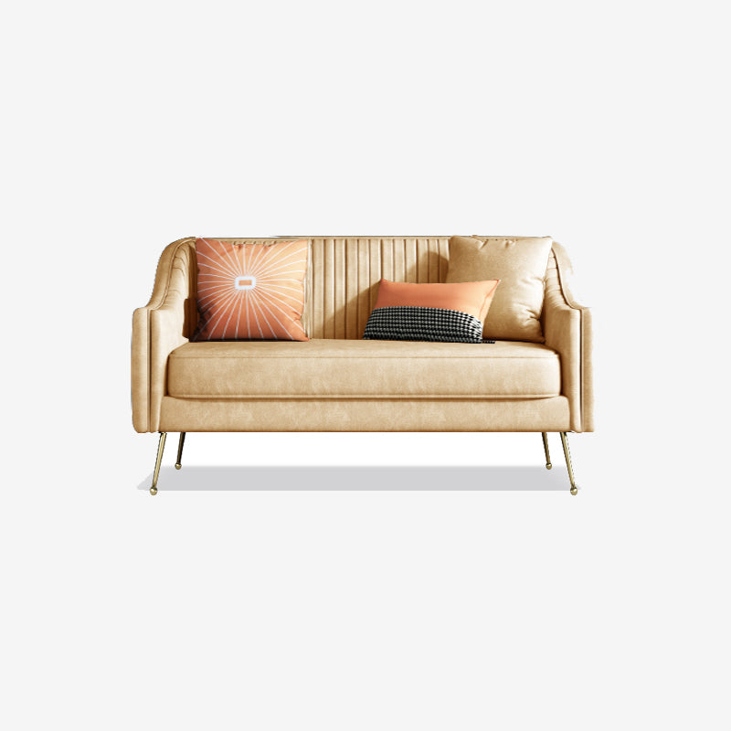 Faux Leder modernes Sofa 31 "W Habed Armsofa für Wohnzimmer