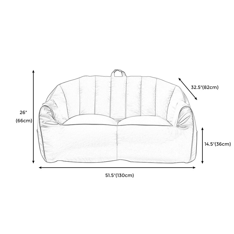 Sofá de almohada de almohada de cuero de piel sintética contemporánea Sofá de almohada cosida para apartamento para apartamento