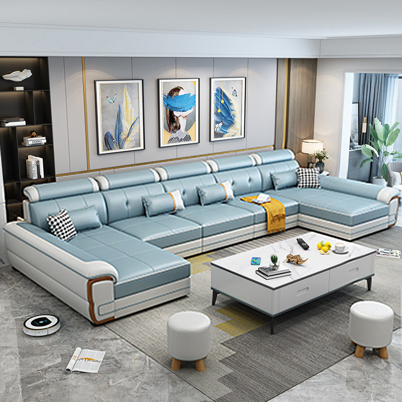 158.26 "D x 70,86" W x 31,49 "H les sections H avec des oreillers de boîtier réglables pour le salon