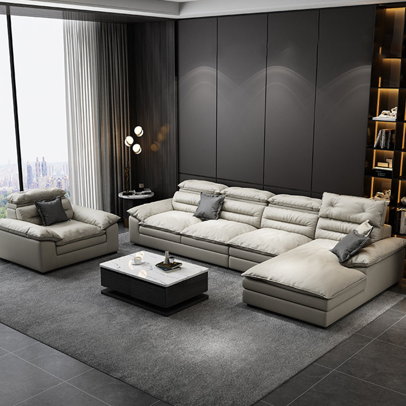 Cuscino a braccio quadrato Back Cuscini rimovibili contemporanei divano e chaise