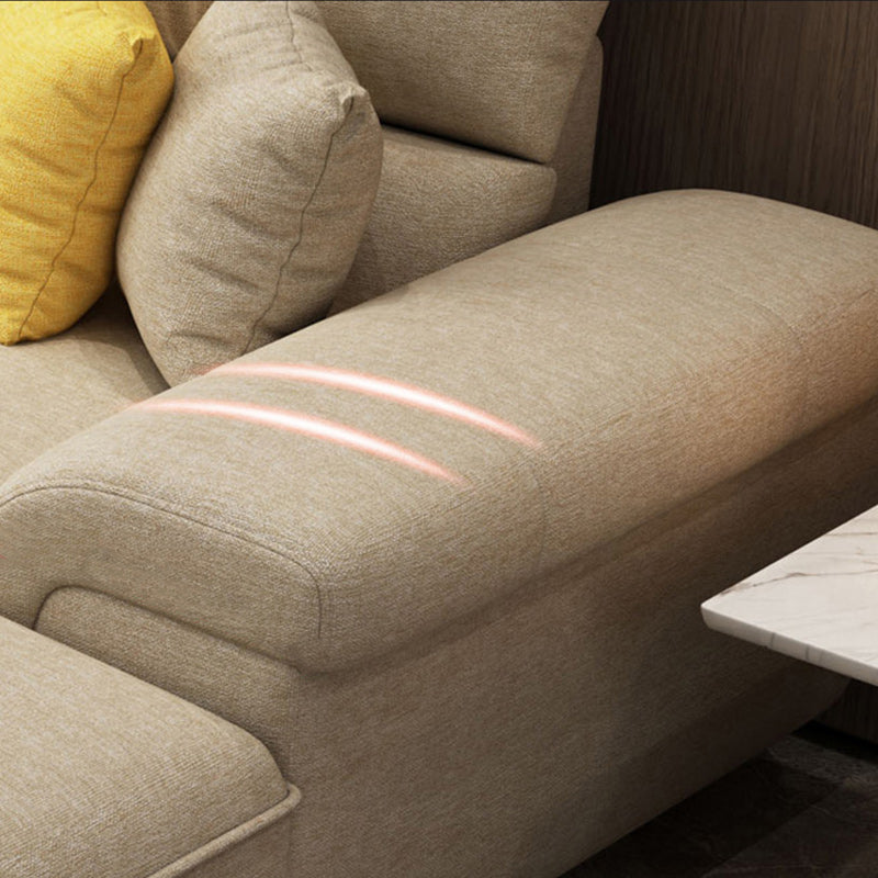 Cuscino cucito cuscino in alto braccio sezionale con forestale per soggiorno