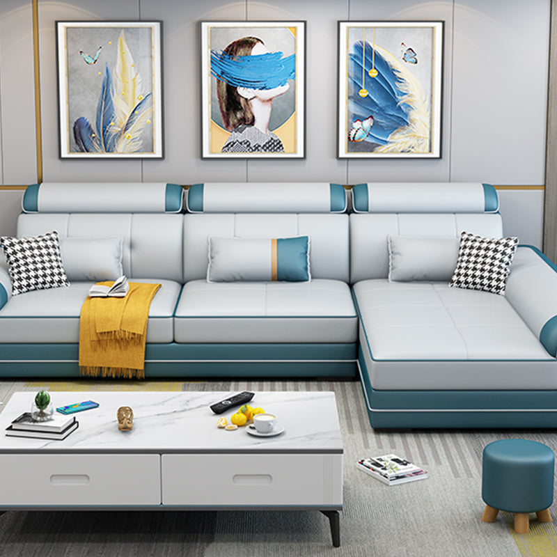 158.26 "D x 70,86" W x 31,49 "H les sections H avec oreillers de boîtier réglable