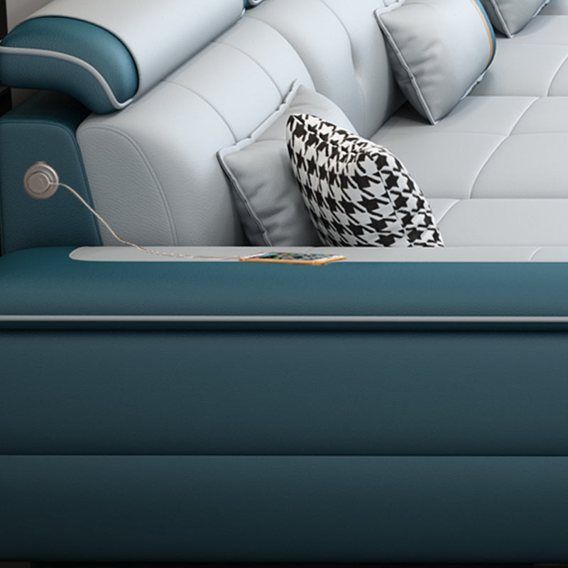 158.26 "D x 70,86" W x 31,49 "H les sections H avec oreillers de boîtier réglable