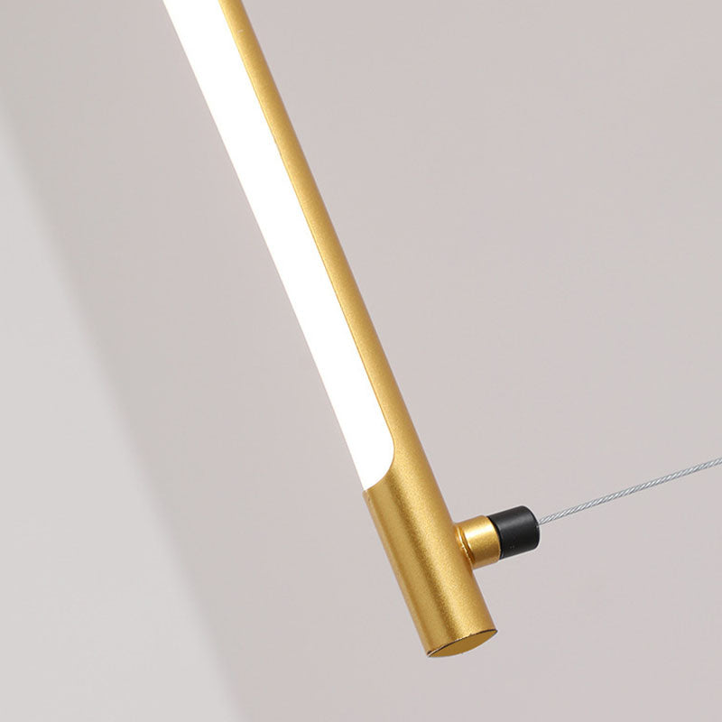 Postmoderne LED -Inselbeleuchtungsschirme -Form -Aluminiumhänge -Leuchte