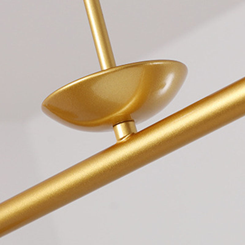 Postmoderne LED -Inselbeleuchtungsschirme -Form -Aluminiumhänge -Leuchte