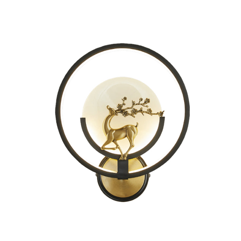 Jade Wall Sconce Modern Style Simple Stone Wall Mount Lamp for Living Room