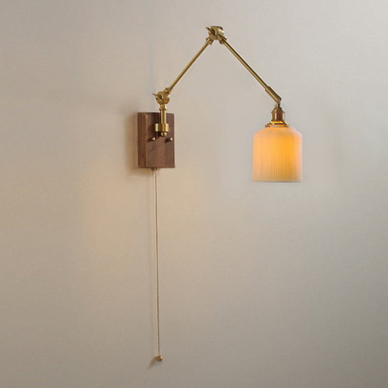 Retractable Arm Wall Sconce Modern Style Simple Wall Mount Lamp for Living Room