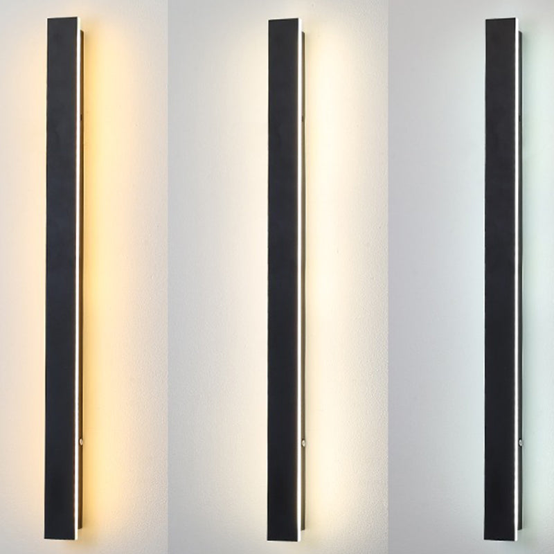 Streifenformwand montieren leichte moderne LED -Wandleuchten mit Acrylschatten für Schlafzimmer