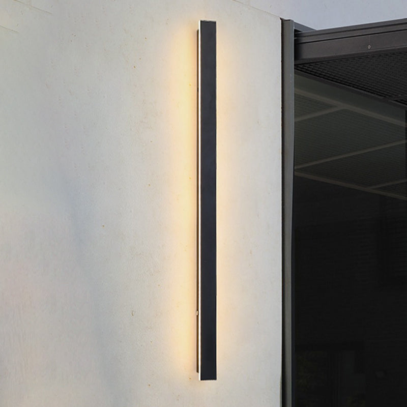 Streifenformwand montieren leichte moderne LED -Wandleuchten mit Acrylschatten für Schlafzimmer