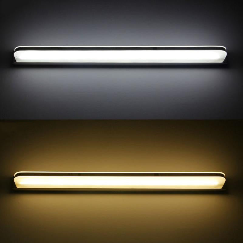 Luz de tocador LED moderno Simple Long Forma de forma frontal de forma frontal para el baño