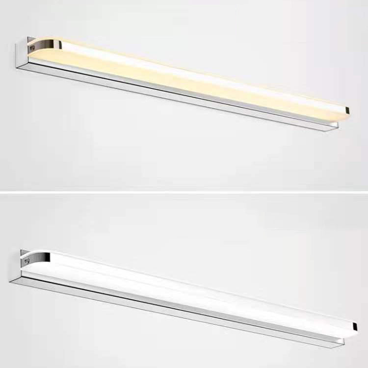 Modern LED Vanity Light Simple Long Strip Shape Mirror Front Light for Bathroom
