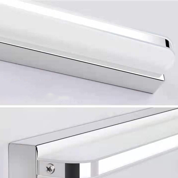 Luz de tocador LED moderno Simple Long Forma de forma frontal de forma frontal para el baño