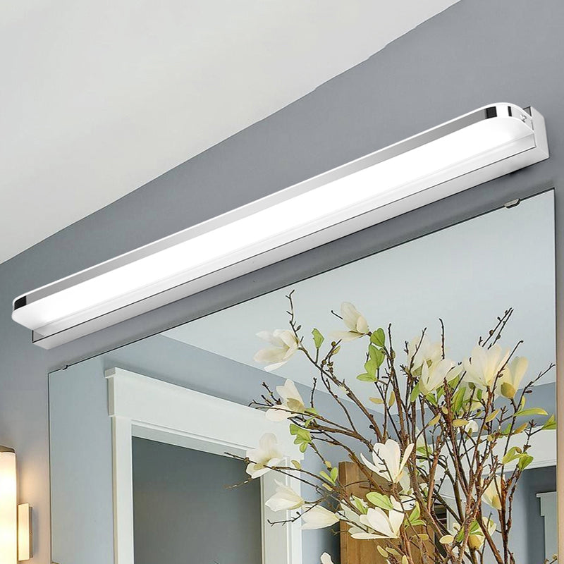 Luz de tocador LED moderno Simple Long Forma de forma frontal de forma frontal para el baño