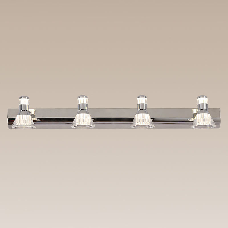 Modern Simple Vanity Light Stainless Steel Horn Shape LED Vanity Lamp for Shower Room
