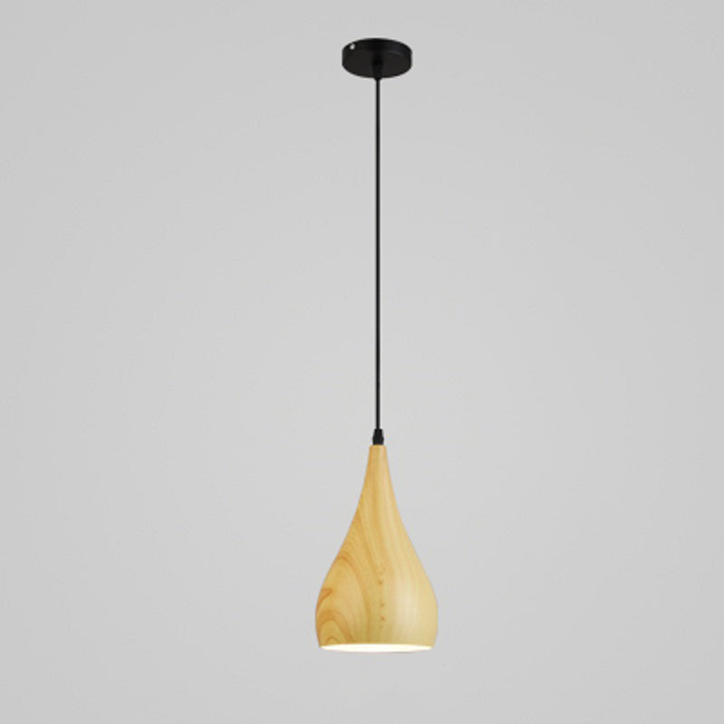 Nordic Style Aluminum Ceiling Lamp Geometry Bulb Pendant Light with Metal Shade for Bar