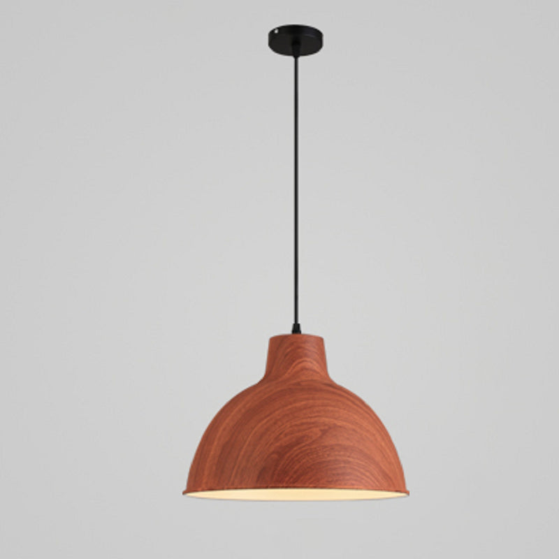 Lampada a soffitto in alluminio in alluminio in stile Nordico Lampadina a sospensione con sfumatura in metallo per barra