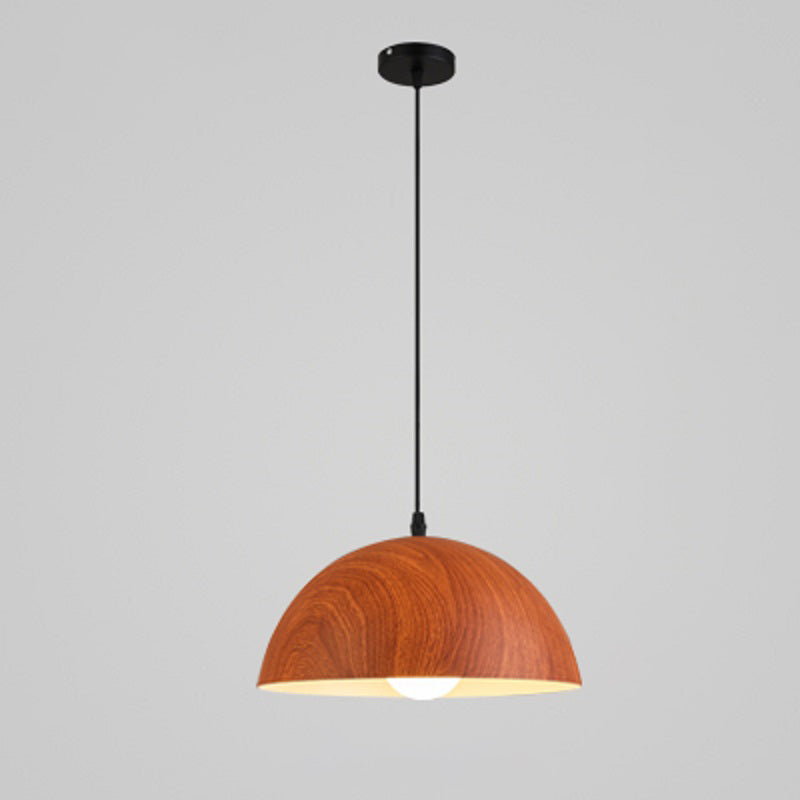 Lampada a soffitto in alluminio in alluminio in stile Nordico Lampadina a sospensione con sfumatura in metallo per barra