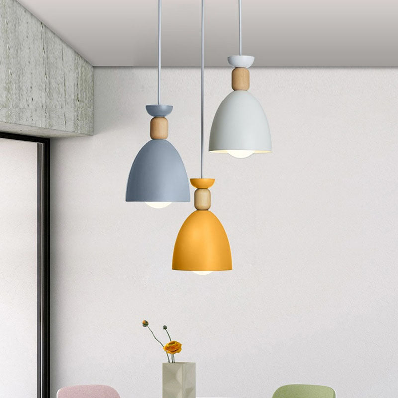 Zeitgenössischer Stil Geometrischer Anhänger Lampe Metall Multi -Lichter hängende Anhänger Licht