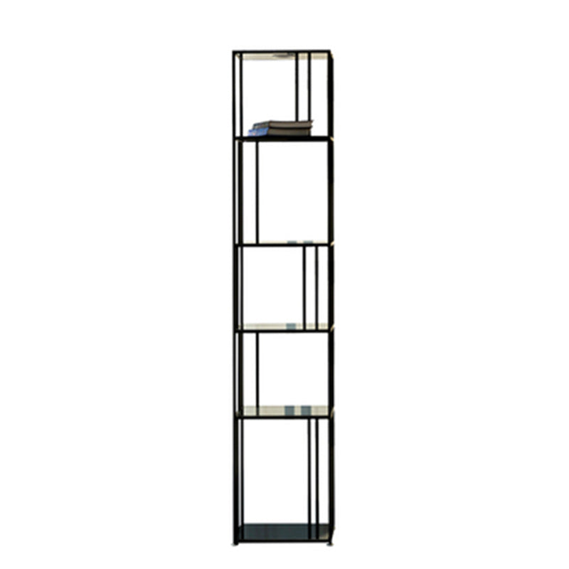 Libreria etagere aperta verticale industriale Shelf di vetro scaffale in vetro