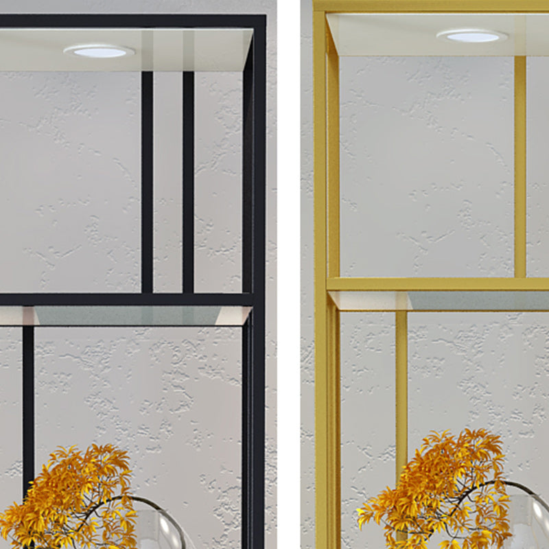 Industrielle vertikale offene Etagere -Bücherregal -Glasregal -Buchhandel