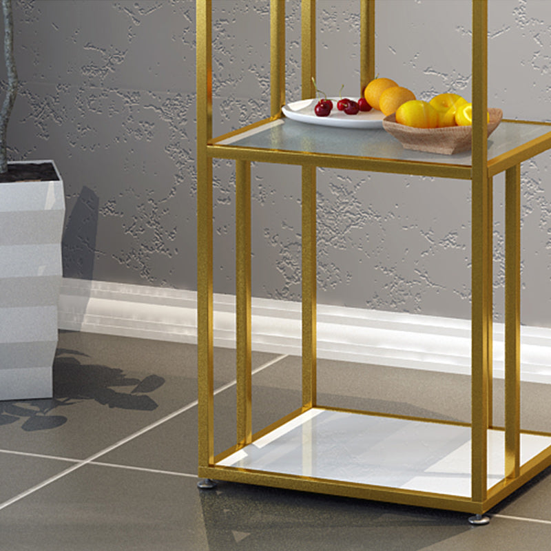 Libreria etagere aperta verticale industriale Shelf di vetro scaffale in vetro