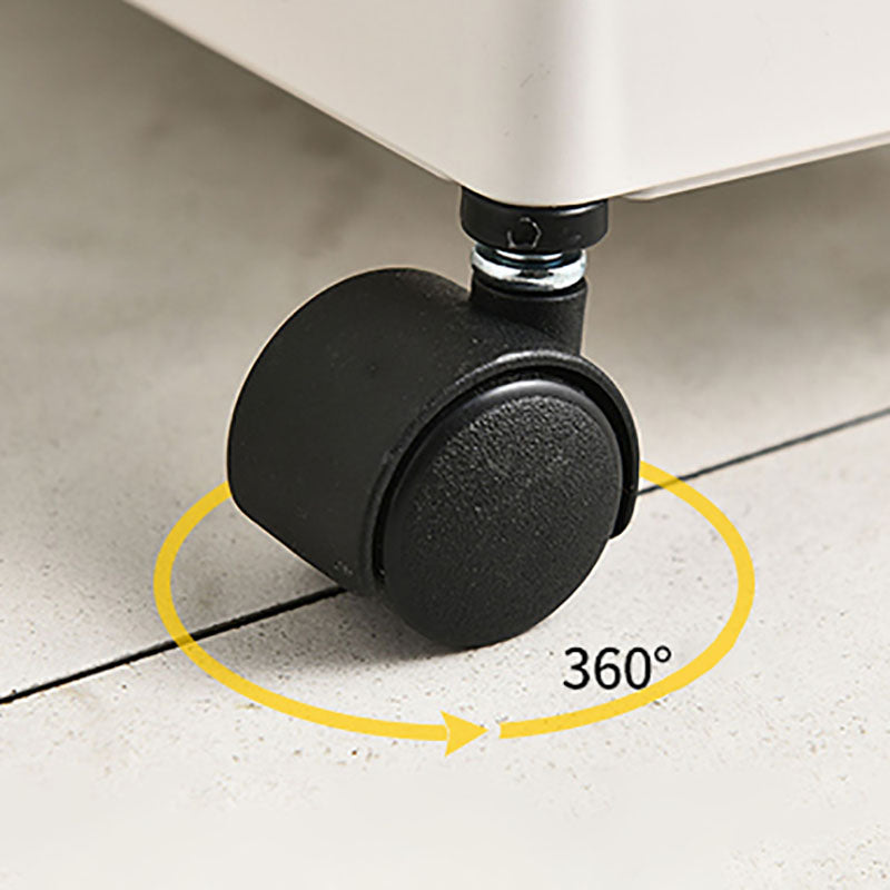 Libreria etagere scandinavo scaffale in metallo scaffale in plastica scaffale con ruote d'incantatore