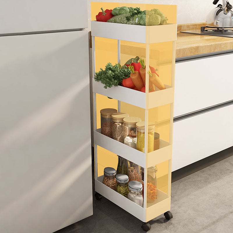 Libreria etagere scandinavo scaffale in metallo scaffale in plastica scaffale con ruote d'incantatore