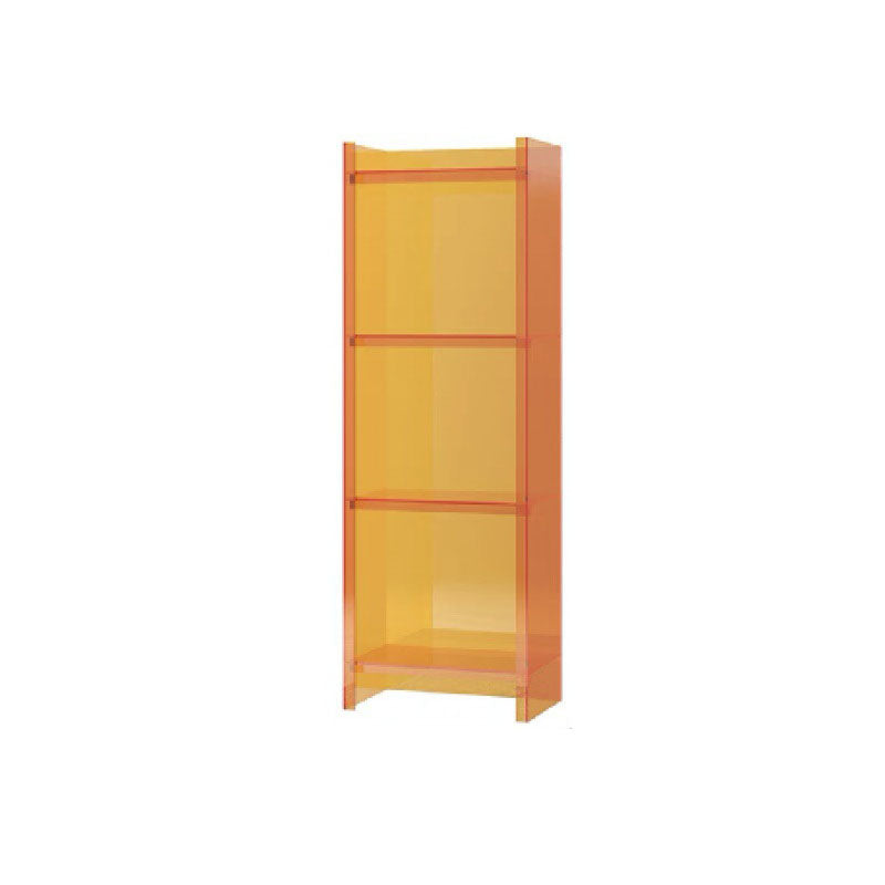 9.84 "W Bookshelf Acryl Closed Back Glam Style -Bücherregal für Büro- und Studienraum
