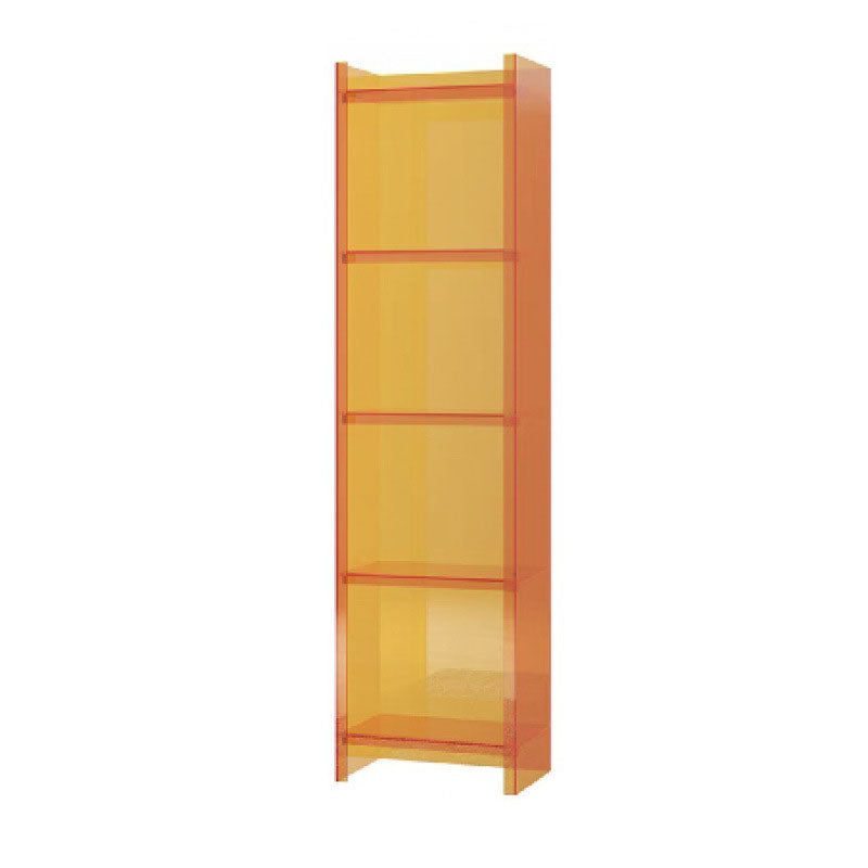 9.84 "W Bookshelf Acryl Closed Back Glam Style -Bücherregal für Büro- und Studienraum