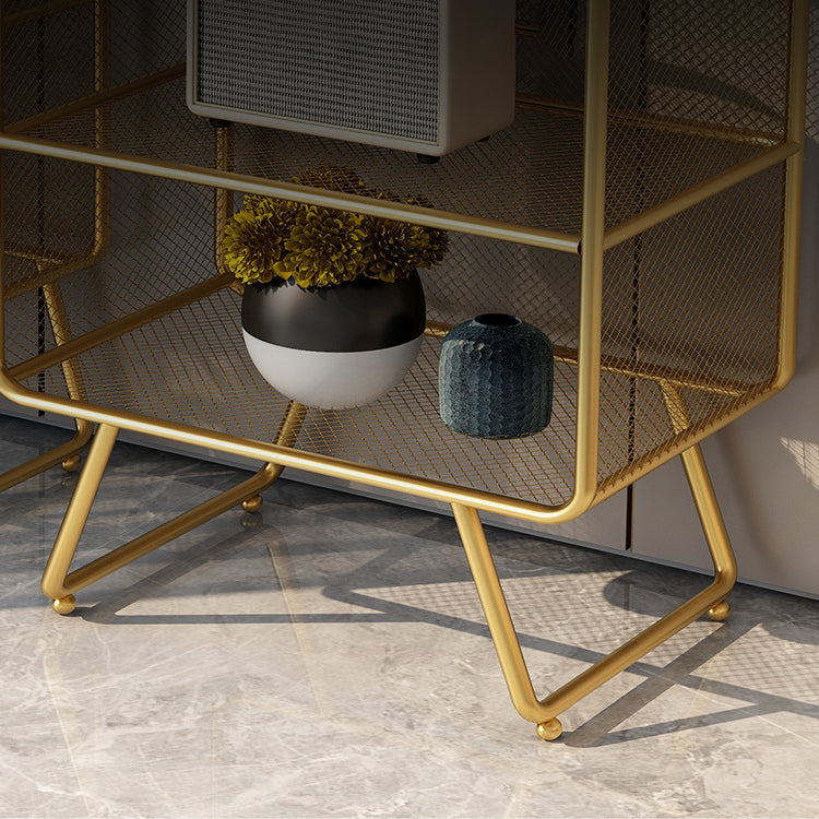 Libreria di libreria di lusso in metallo in stile libreria chiusa per ufficio e sala da studio