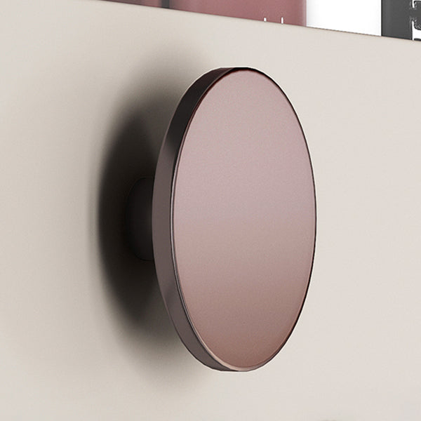 Libreria verticale standard glam in legno fabbricato con porte di vetro