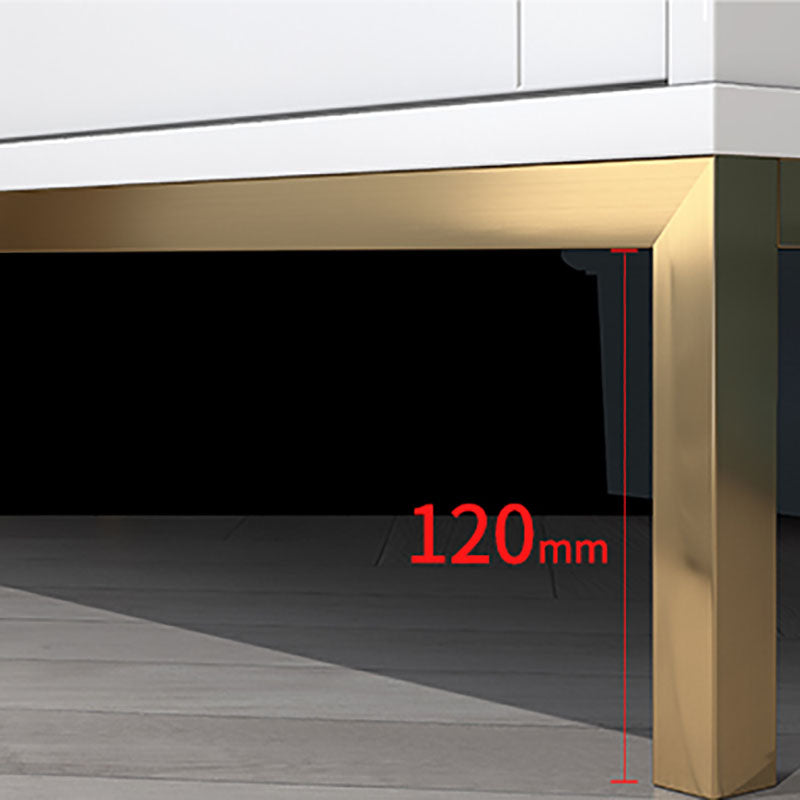 Libreria in legno fabbricata standard chiusa glam con porte di vetro