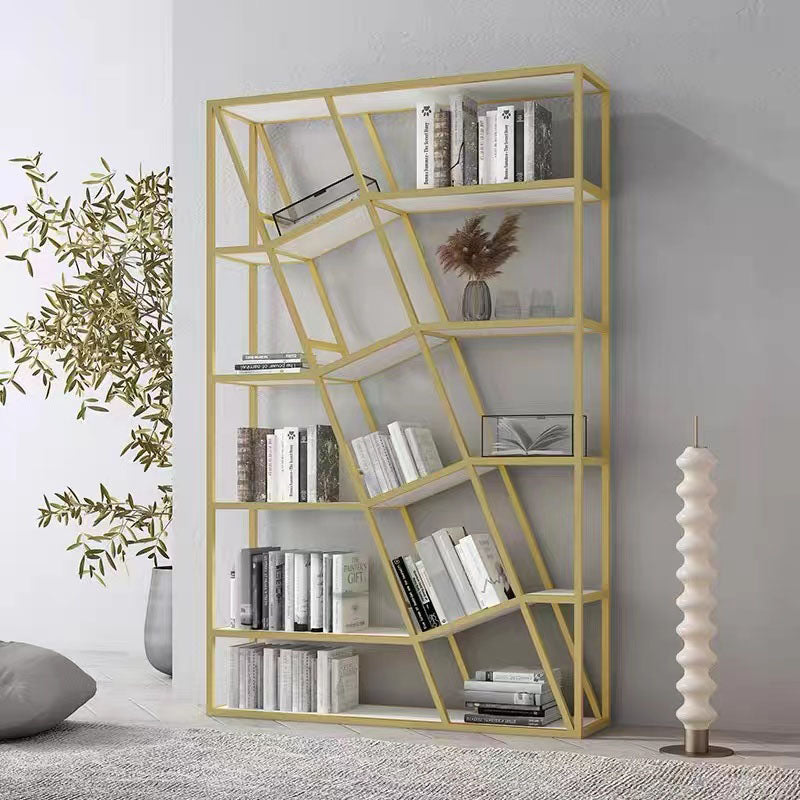 11.81 "W Bücherregal Glam Style Open Back Bücherregal für den Lernraum Home Office