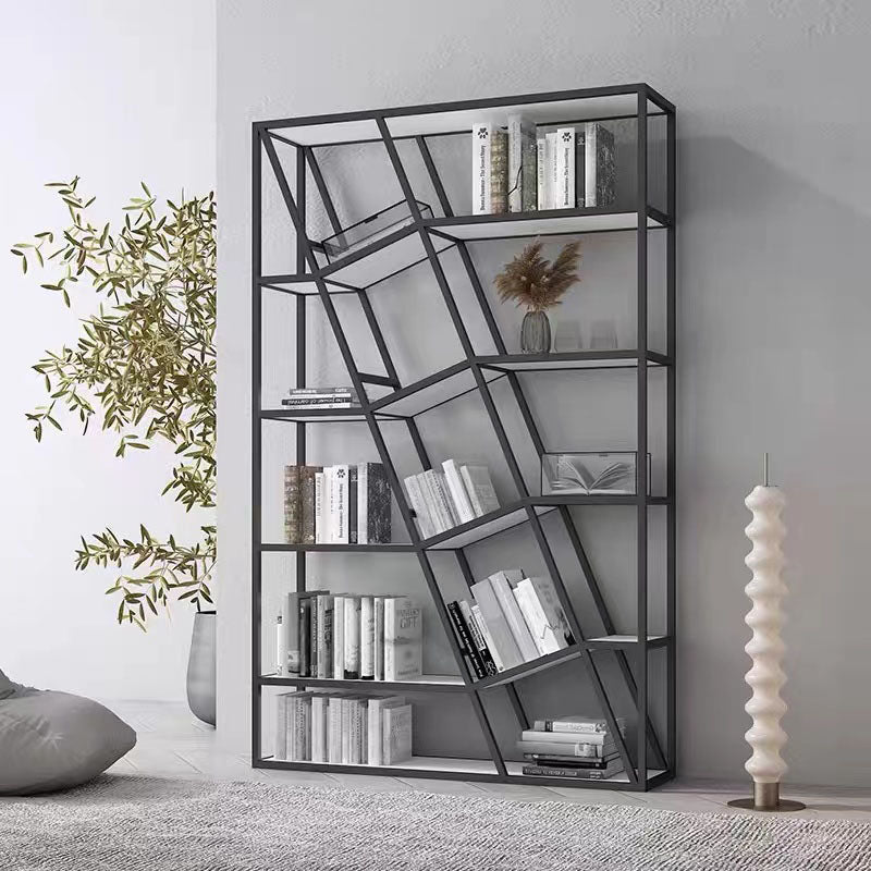 11.81 "W Bücherregal Glam Style Open Back Bücherregal für den Lernraum Home Office