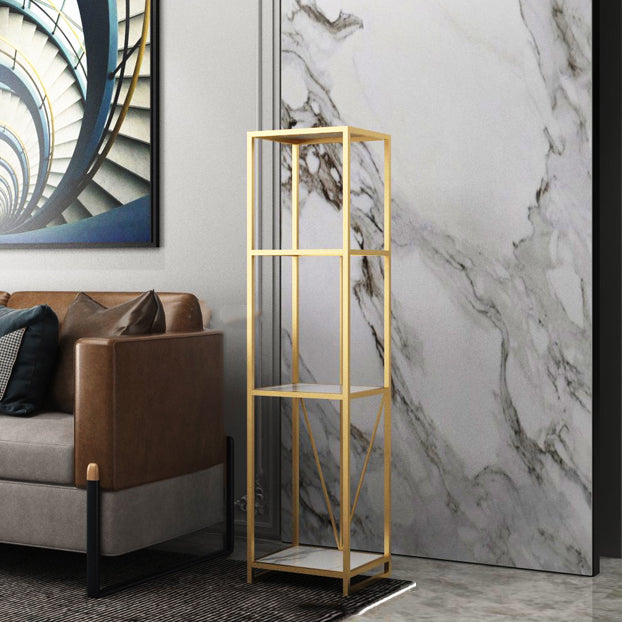 Libreria etagere aperta verticale industriale telaio in ferro -scaffale in legno fabbricato scaffale