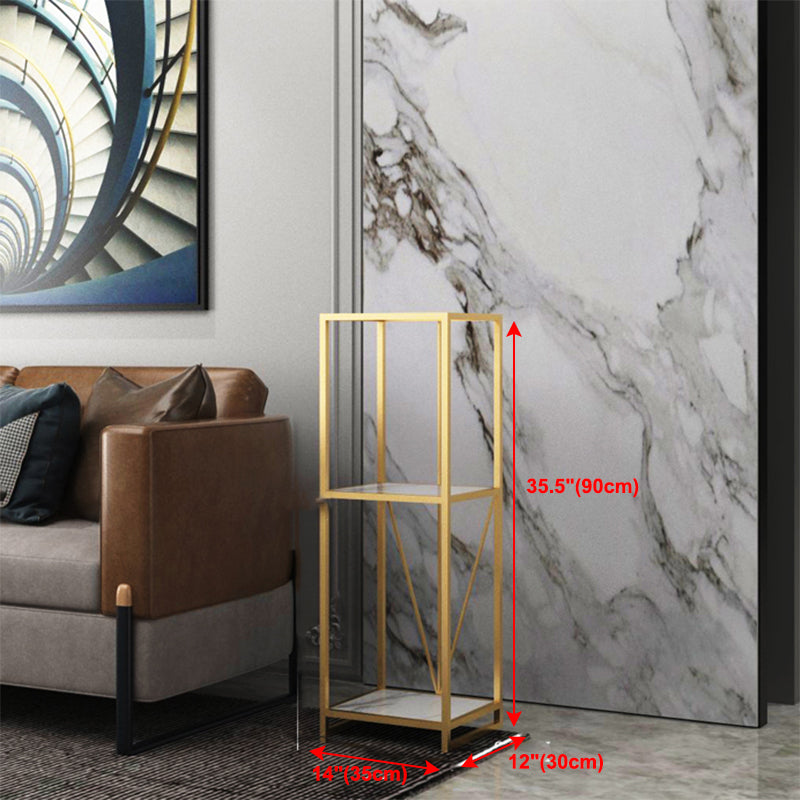 Libreria etagere aperta verticale industriale telaio in ferro -scaffale in legno fabbricato scaffale