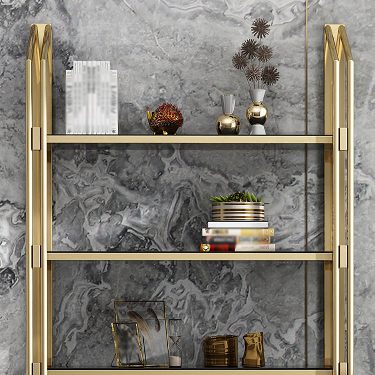 11.81 "W libreria aperta in stile glam in stile per la sala d'origine dello studio Home Office