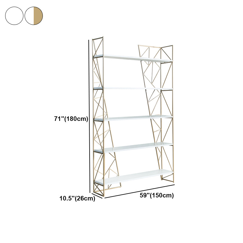 GLAM STYLE -Bücherregal Open Back Bücherregal für Home Office Study Room