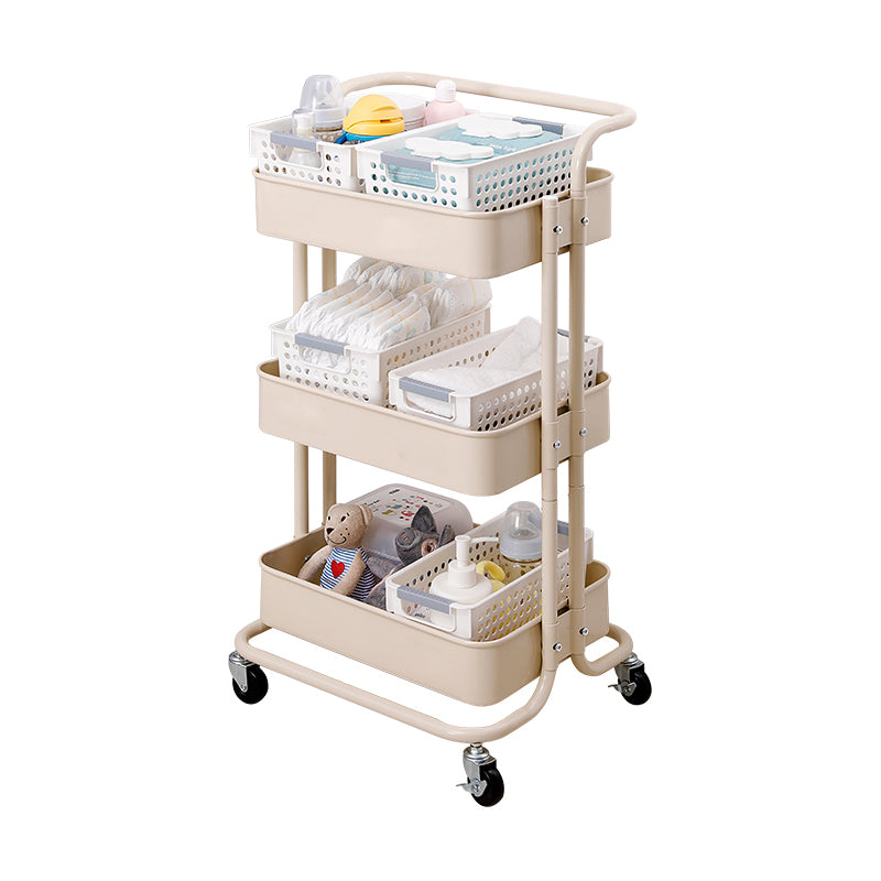 Stahl zeitgenössischer vertikaler Bücherregal mit Caster Wheels Bücherregal, 17,7 "L x 15" W x 32,3 "H