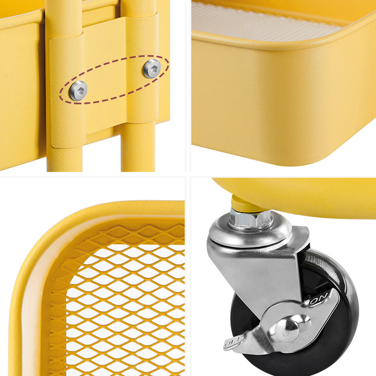 Stahl zeitgenössischer vertikaler Bücherregal mit Caster Wheels Bücherregal, 17,7 "L x 15" W x 32,3 "H