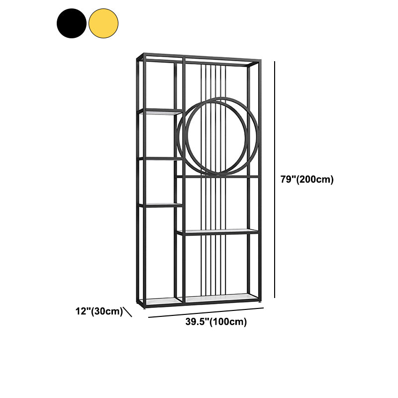 Libreria etagere aperta industriale telaio in ferro -scaffale in legno fabbricato scaffale