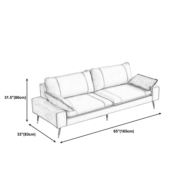 2-seater Bonus Room Square Arm Standard Cushions Modern Seating